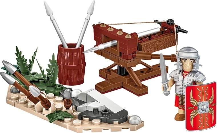 Funkcionalna rimska balista s izbacivanjem projektila