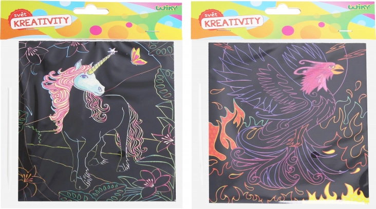 Igre za grebanje 18 × 14,5 cm – set od 4 lista