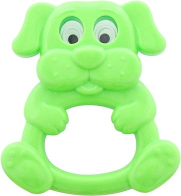 zvečkica psić s pokretnim očima 11 cm