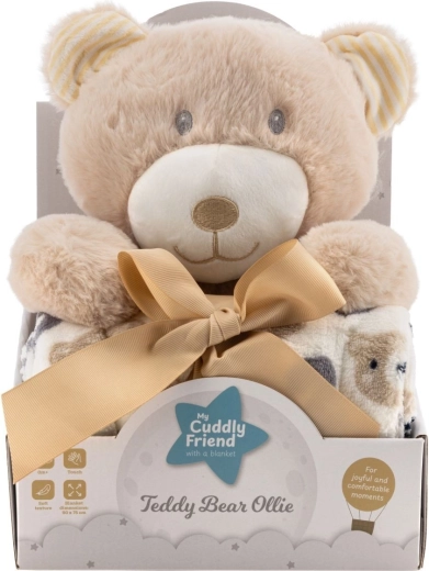 FreeON Free2Play plush toy with blanket bear Ollie