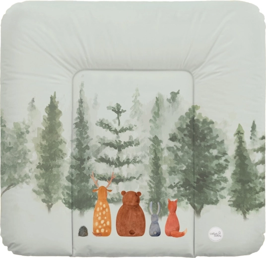 Ceba Baby meka podloga za previjanje za komodu 75 × 72 cm Basic Forest Companions