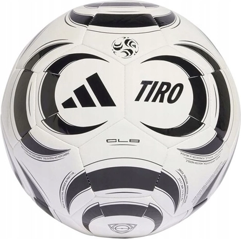 Adidas Tiro Club nogometna lopta crno-bijela
