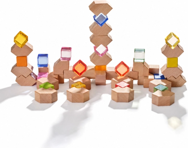 Light play: translucent acrylic pieces