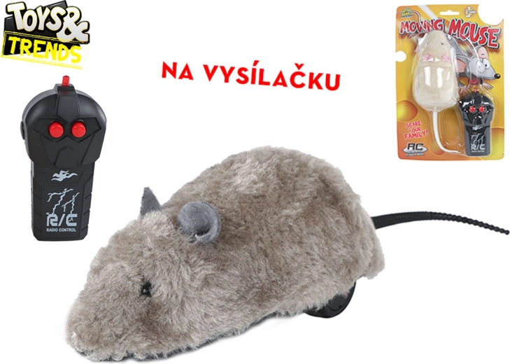 Toys&Trends RC plišana miš 2,4 GHz – zabavna igračka na daljinsko upravljanje