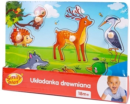 Drvene puzzle Šuma