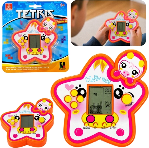 Electronic Tetris Game in a Star Shape - 1 piece