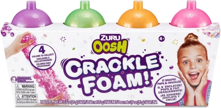 Set sluzi ZURU Oosh – pucketajuća pjena, 4 kom