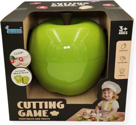 Green apple as an original gift