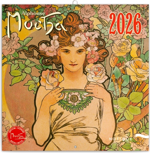 Kalendar podsjetnik Alfons Mucha 2026