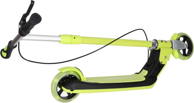 Battery-free LED wheels for a striking effect
