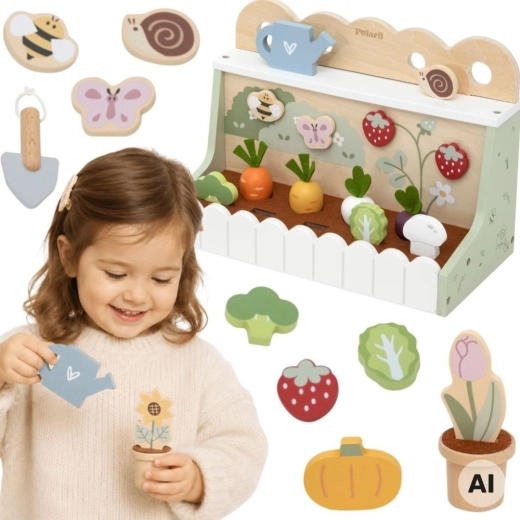 Viga wooden garden set for little gardeners (22 pieces)