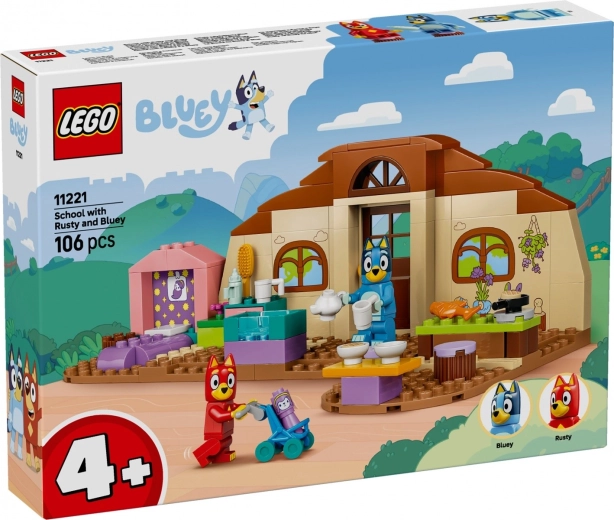 LEGO Bluey škola s Rustyjem i Bluey