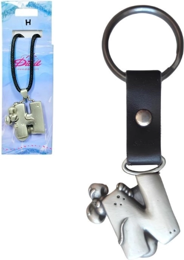 Diddl kids’ necklace with decorative stone and letter