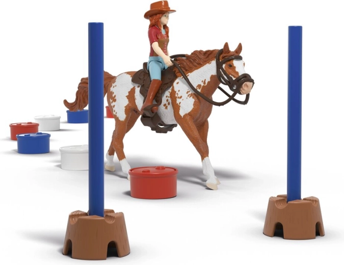 Trening barrel racinga i rad na preprekama