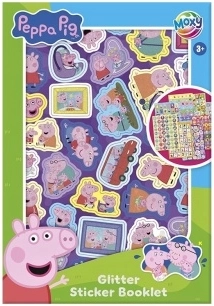 Naljepnice Pepa Pig – šljokičaste (8 listova)