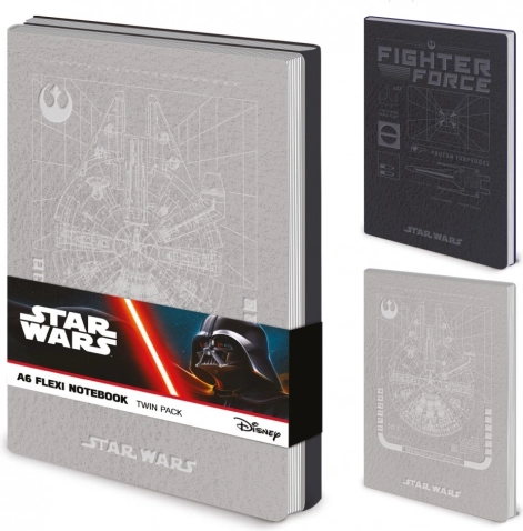 set bilježnica A6 Star Wars Rebel