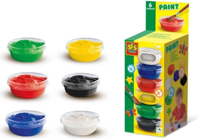 SES Creative plakatske boje 6 × 45 ml