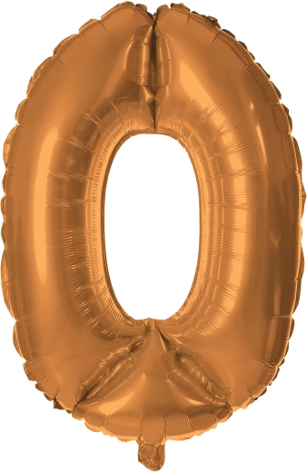 Foli balon TORO broj 0, 30 cm, brončana