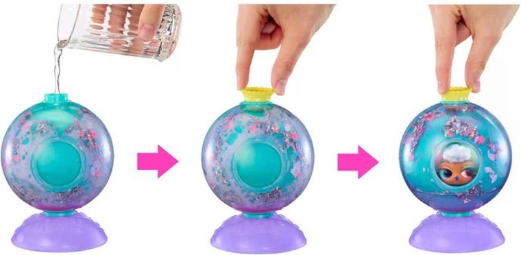Bubbly surprise reveal
