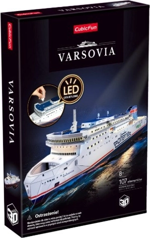 3D puzzle Cubic Fun trajekt Varsovia - 1 komad