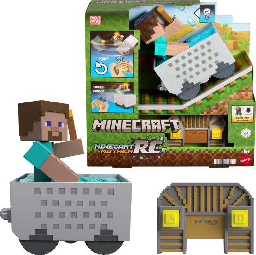 Minecraft RC rudarski vagonet sa Steveom