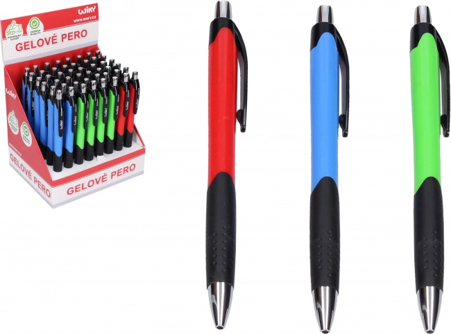 Gel olovka 0,7 mm, plava tinta – set 48 kom