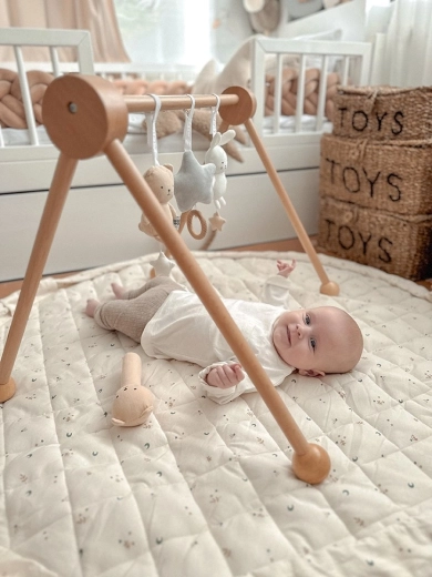 Supports senses and motor skills from birth