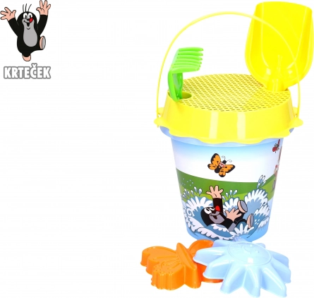 set za pijesak Krtko 1,5 l plava