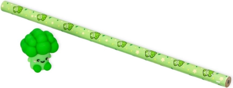 Cute 3D eraser shaped like broccoli