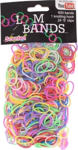 Mirisne gumice loom – kreativni set 600 kom