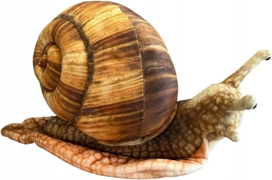 Plush snail 35 cm - 1 piece