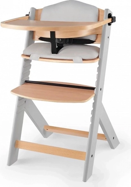 Kinderkraft Enock rastuća hranilica s podstavom grey wooden