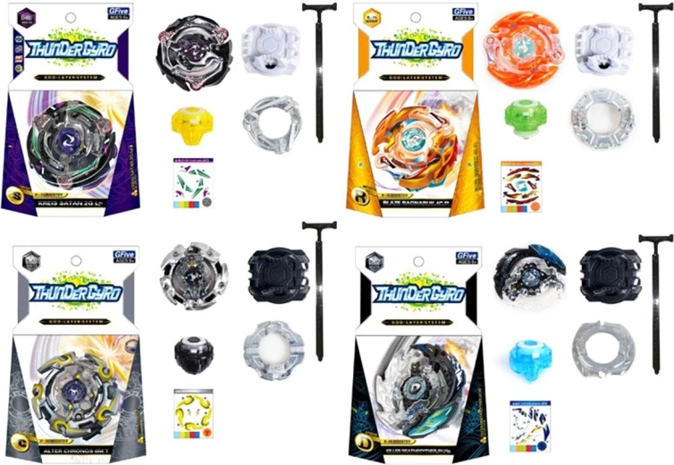 Battle Spinning Top Set with Launcher