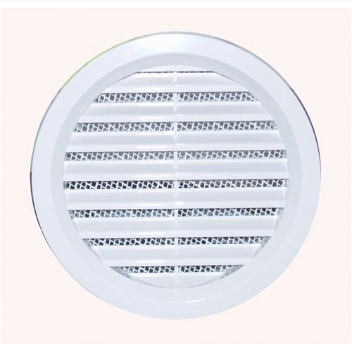 Ventilacijska rešetka s mrežicom, promjer 100 mm, bijela