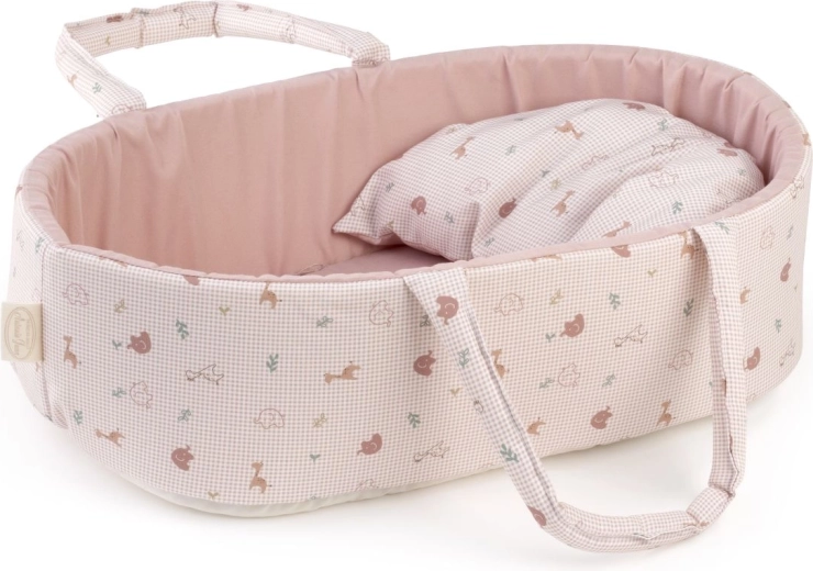 Antonio Juan Savanna portable textile basket with cushion for dolls up to 33 cm