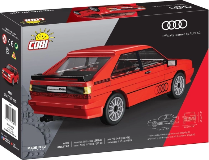 Službeno licencirani Audi model u mjerilu 1:35