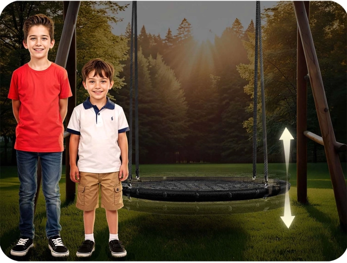 Podesiva visina za sigurno ljuljanje