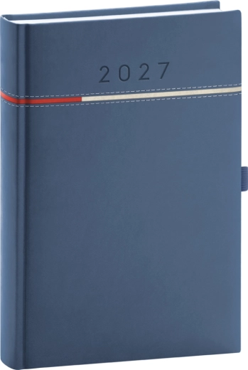Notique dnevni rokovnik Tomy 2027 plavo-crveni 15 × 21 cm