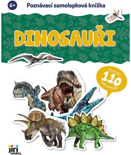 Edukativna knjiga sa samoljepljivim naljepnicama Dinosaura