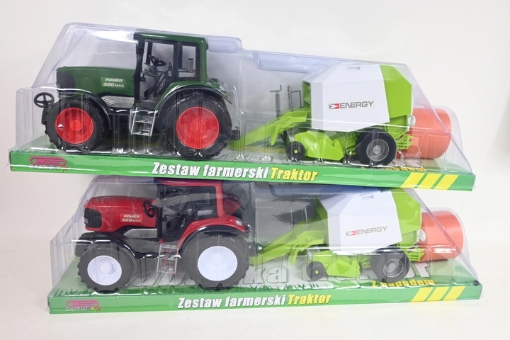 Tractor with Bale Baler - 1 piece