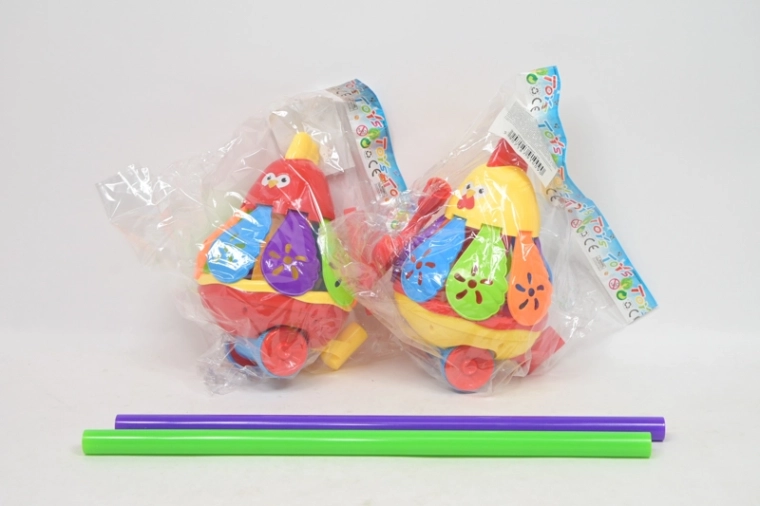 Children’s push toy with carousel – Rooster