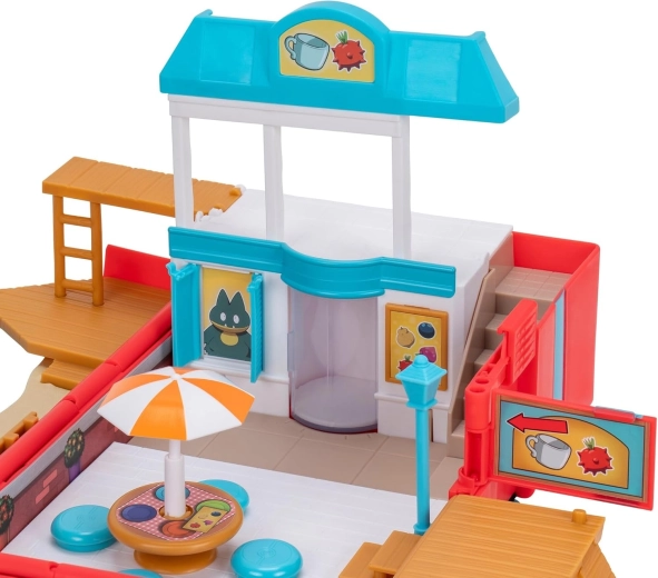 Kafić i gradska scenografija za igru uloga