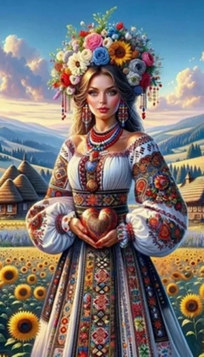 Dijamantno slikanje – djevojka sa suncokretima 30 × 40 cm