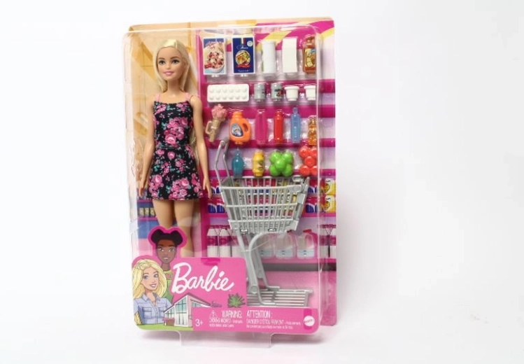 Barbie lutka u kupnji s kolicima i dodacima