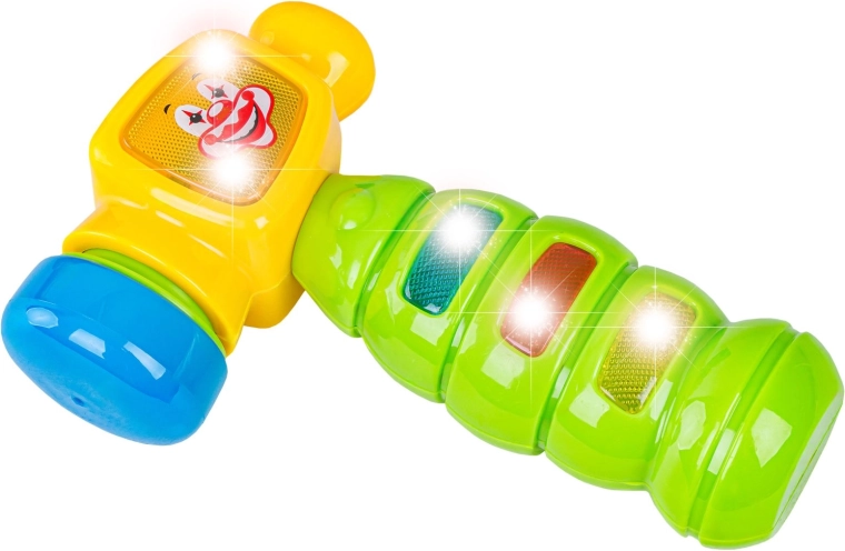 Hammer with light and sound effects