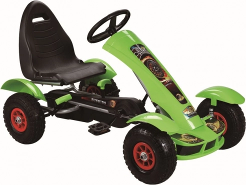 Zeleni kart na pedale
