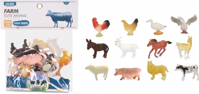 Set figurica životinja s farme 12 kom