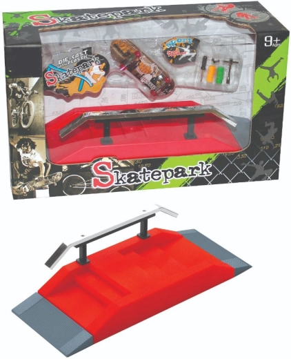 Fingerboard skatepark set s metalnom ogradom