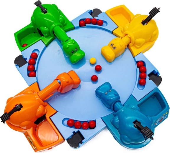Levers and “chomping” marbles