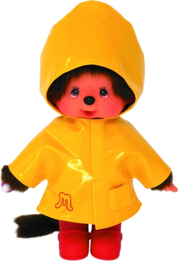 Monchhichi dječak u žutoj kabanici 20 cm